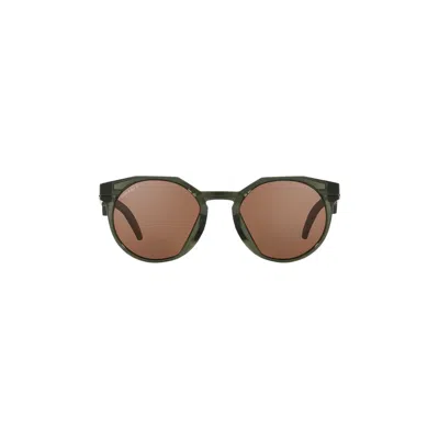 Pre-owned Oakley Hstn Sunglasses 'olive Ink/prizm Tungesten Polarized' In Green