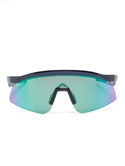 Oakley Hydra Logo-print Sunglasses In 蓝色