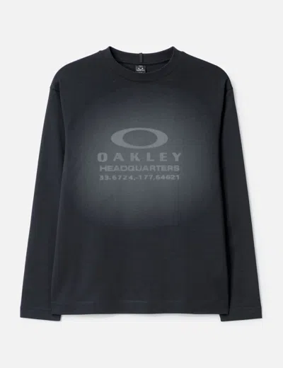 Oakley Illusion Long Sleeve T-shirt In Gray