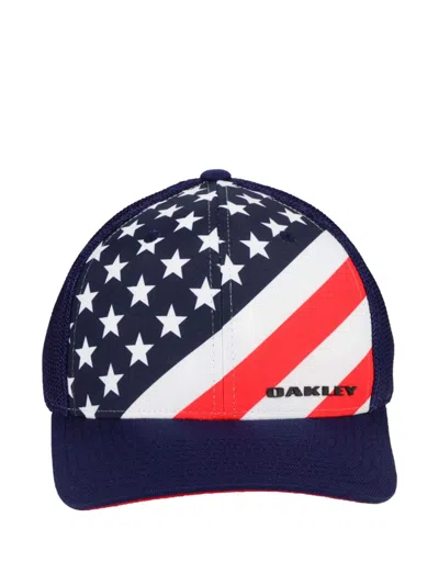 Oakley Indy Star-print Cap In Blue