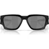 Oakley Instagator 58mm Polarized Rectangular Sunglasses In Black