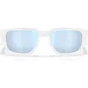 Oakley Instagator 58mm Polarized Rectangular Sunglasses In Blue