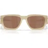 Oakley Instagator 58mm Polarized Rectangular Sunglasses In Brown