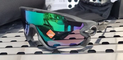 Pre-owned Oakley Jawbreaker 9290-7931 Sunglasses Matte Black Camo W/ Prizm Rd Jade In Green
