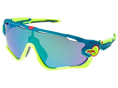 Pre-owned Oakley Jawbreaker Jolt Sunglasses Oo9290-5631 Matte Balsam/prizm Road Jade