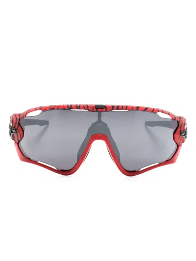 Oakley Jawbreaker™ Shield-frame Sunglasses In Black