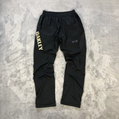 Pre-owned Oakley Jogger Pant 6380-221 In Black