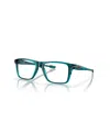 Oakley 46mm Rectangle Optical Glasses In Gray