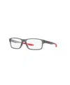Oakley Jr Child Eyeglasses, Oy8002 In Satin Grey Smoke