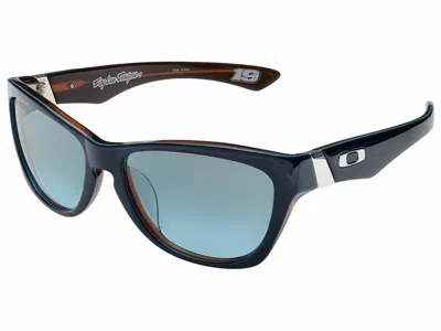 Pre-owned Oakley Jupiter Lx Troy Lee Rizla Suzuki Motogp Sunglasses 24-232 Blue/gradient In Blue Black Gradient