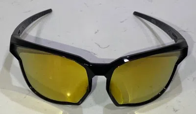 Pre-owned Oakley Kaast 9227-0273 Prizm 24k Lenses, Black Ink Frame