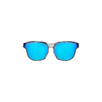 Pre-owned Oakley Kaast Sunglasses 'verve Spacedust/prizm Sapphire' In Blue