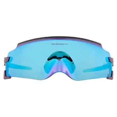Pre-owned Oakley Kato Solstice Prizm Sapphire Shield Men's Sunglasses Oo9455m 945529 49 In Blue