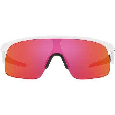 Oakley Kids' Resistor 29mm Prizm™ Rectangular Sunglasses In White