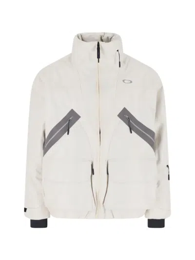 Oakley Kota Zip-up Multi-pocket Jacket In Gray