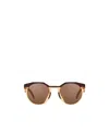 Oakley Kylian Mbappé Signature Round-frame Sunglasses In Brown