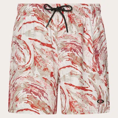 Oakley Laguna Wave 17 Beachshort In Red