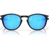 Oakley Latch™ 53mm Prizm™ Polarized Round Sunglasses In Matte Black