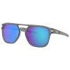 Oakley Latch Beta Matte Grey Prizm Saph Ir Polarized In Blue/grey