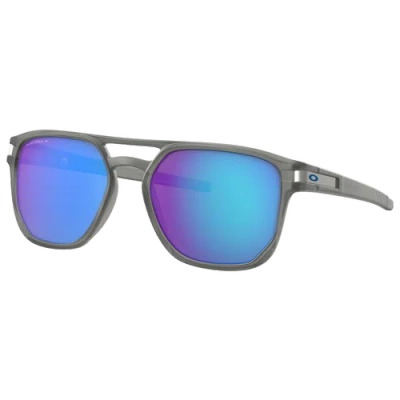 Oakley Latch Beta Matte Grey Prizm Saph Ir Polarized In Gray