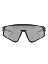 Oakley Womens Black Oo9404 Latch™ Panel Shield-frame Bio-matter™ Sunglasses In Schwarz