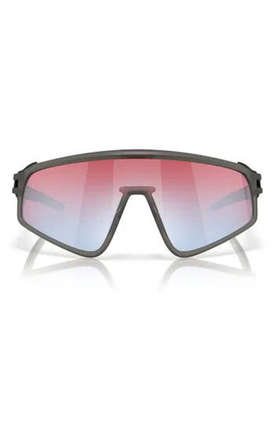 Oakley Latch Panel Rectangular Sunglasses In Black