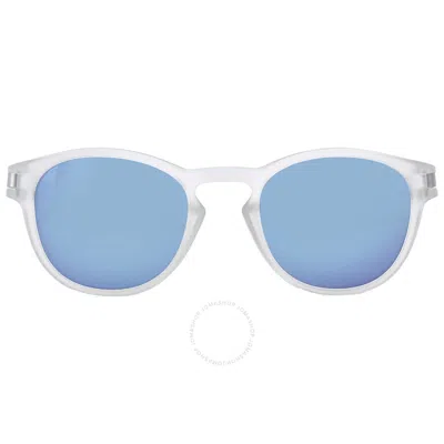 Oakley Latch Prizm Sapphire Polarized Round Men's Sunglasses Oo9265 926565 53 In N/a