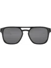 Oakley 54mm Polarized Square Sunglasses In Schwarz