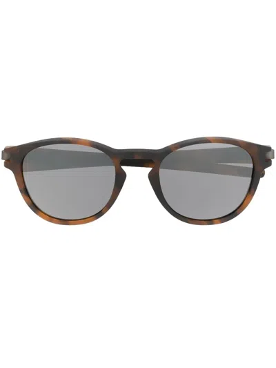 Oakley Latch Tortoiseshell-effect Sunglasses In Brown
