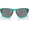 Oakley Lateralis 60mm Prizm™ Polarized Rectangular Sunglasses In Matte Arctic Surf