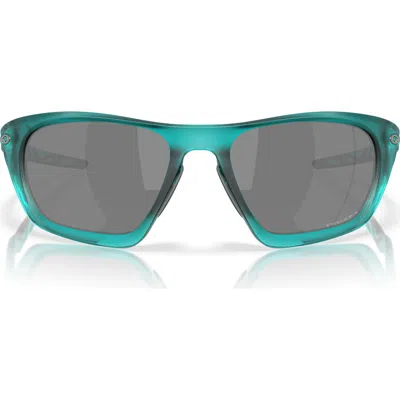 Oakley Lateralis 60mm Prizm™ Polarized Rectangular Sunglasses In Matte Arctic Surf