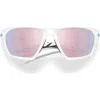 Oakley Lateralis 60mm Prizm™ Polarized Rectangular Sunglasses In Pink