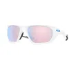 Oakley Geometric Frame Sunglasses In White
