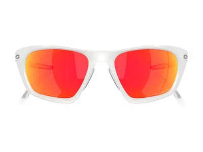 Pre-owned Oakley Lateralis Seek Sunglasses In Prizm Ruby Polarized/matte Vapor (oo9431/1060)