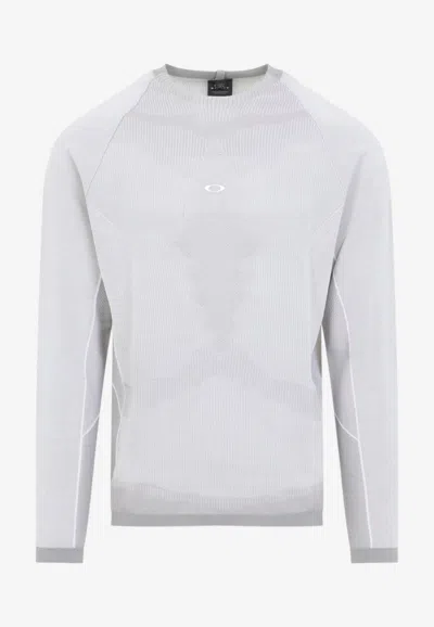 Oakley Latitude Veil Knitted Baselayer T-shirt In Gray