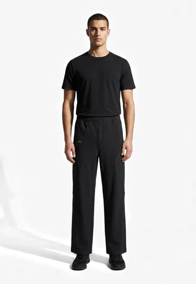 Oakley Latitude Veil Knitted Wide-leg Pants In Black