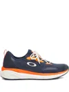 Oakley Lennox "fathom/neon Orange" Sneakers In Blue