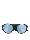 Oakley Round-frame Tinted-lens Sunglasses In Black