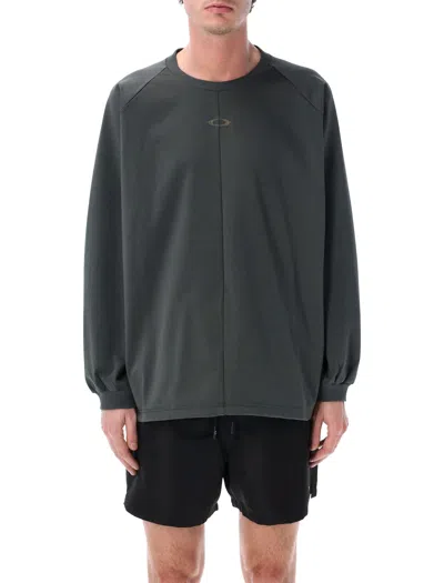 Oakley Lightweight Long-sleeve Performance Top In Gray