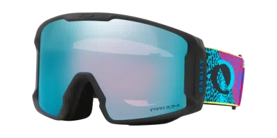 Oakley Line Miner™ L Snow Goggles In Multi Digital Ellipse