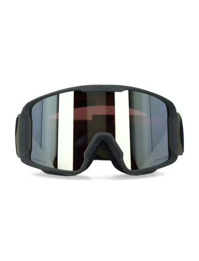 Oakley Line Miner™ L Snow Goggles With F3 Anti-fog Dual Lens In Black