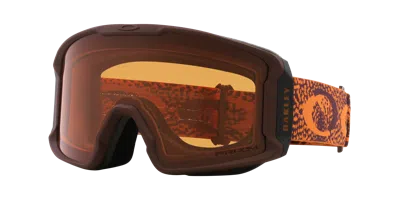 Oakley Line Miner™ M Snow Goggles In Ginger Digital Ellipse