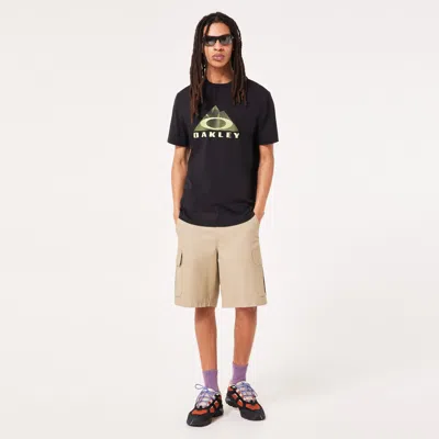 Oakley Lined Mountain Bark Tee In Black