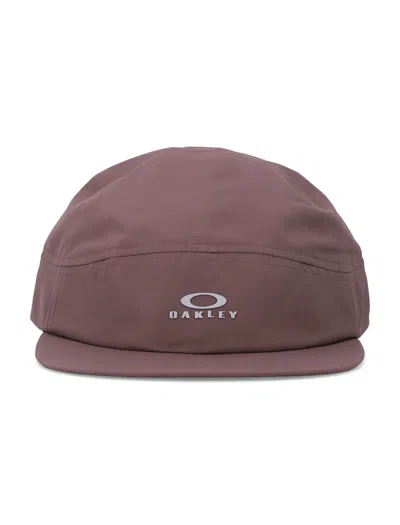 Oakley Latitude Logo-print Panelled Cap In Pink