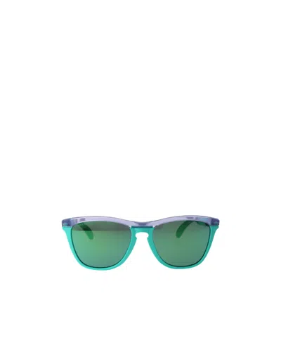 Oakley Logo Logo Sunglasses In Green