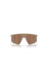 Oakley Logo-print Oversize-frame Sunglasses In Brown