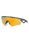Oakley Sphaere Prizm 24k Polarized Shield Unisex Sunglasses Oo9403 940304 36 In Yellow
