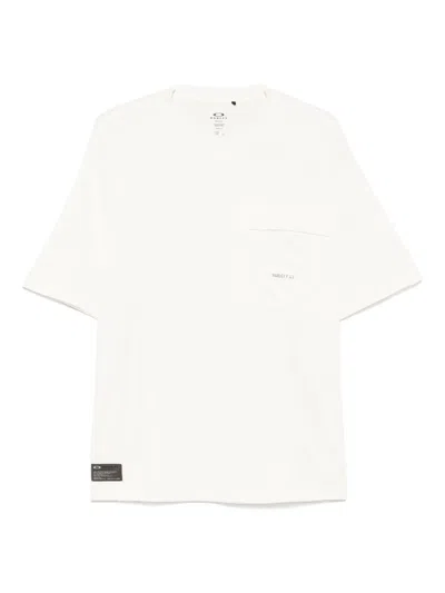 Oakley Logo-print T-shirt In Neutrals