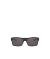 Oakley Logo Square Frame Sunglasses In Black