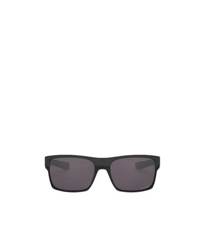 Oakley Logo Square Frame Sunglasses In Black